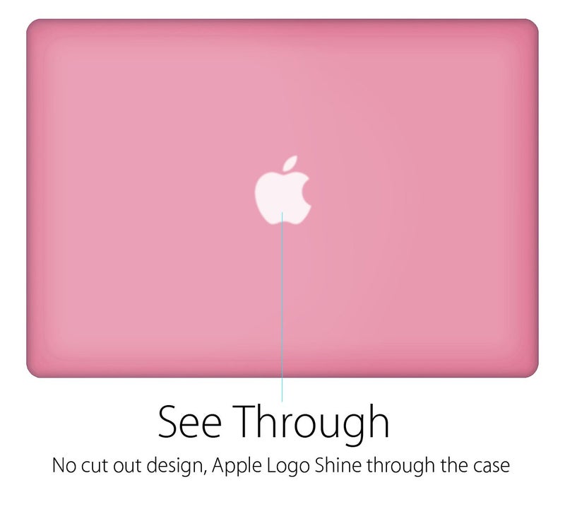 UESWILL Compatible with Smooth Matte Hard Shell Case Cover for MacBook Air 11 inch (Model A1370 / A1465), Pink - Image 3